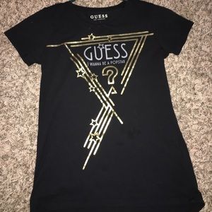 Guess Black gold T-shirt
